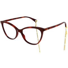 Gucci 1079O 002 - Óculos de Grau com Corrente