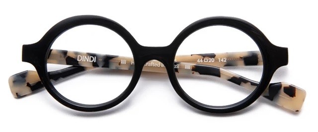 DINDI 1020 075 Preto - Óculos de Grau