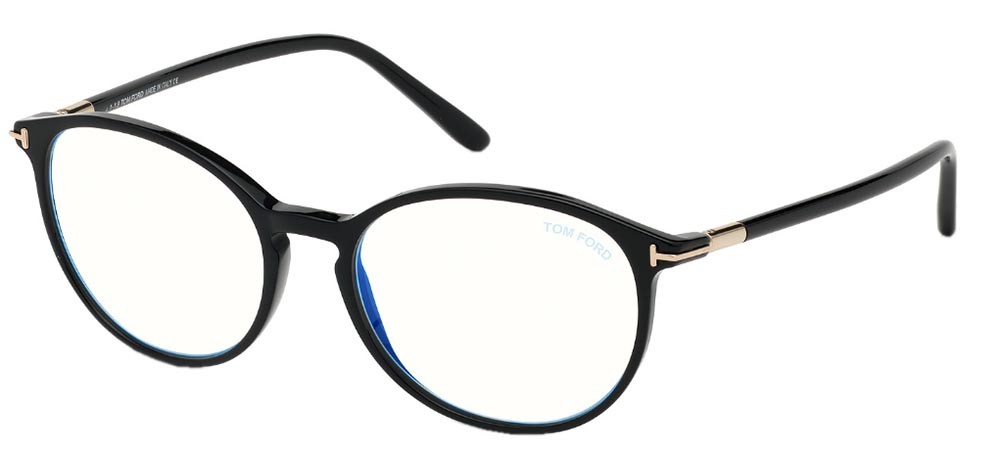 Tom Ford 5617B 001 Blue Block Tam 54 - Oculos de Grau