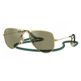 Ray Ban Junior Aviador 9506 2236R - Oculos de Sol Infantil com Cordão