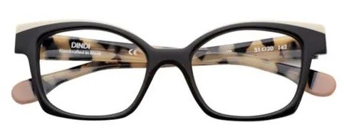 DINDI 3009 259 Preto - Óculos de Grau