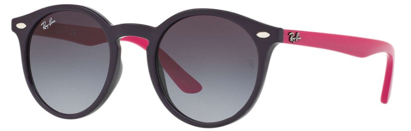 oculos ray ban junior 9064 roxo rosa